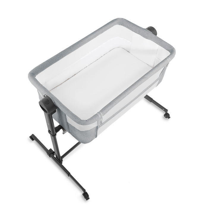 Pătuț Co-Sleeper Kinderkraft Nestee Up 2, Gri Deschis
