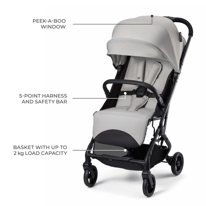 Cărucior Sport Kinderkraft Indy3, Urban Grey