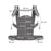 Marsupiu Ergonomic Kinderkraft Nino, până La 20 kg, Confetti Grey