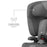 Scaun Auto Kinderkraft Fix2Go 76-150 cm, Grey