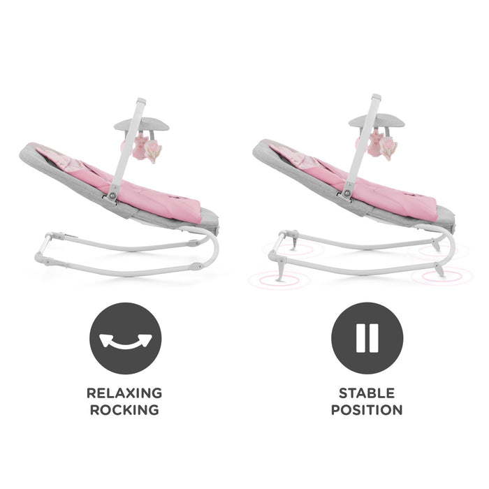 Sezlong 3 in 1, Kinderkraft Felio 2, Peony Rose