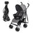 Cărucior Sport Kinderkraft Tik, Tip Umbrela, Stone Grey