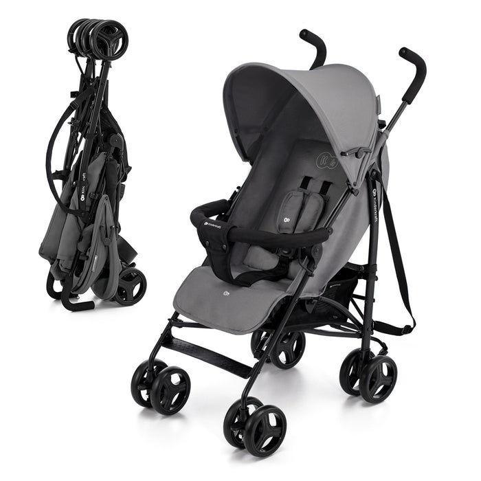 Cărucior Sport Kinderkraft Tik, Tip Umbrela, Stone Grey