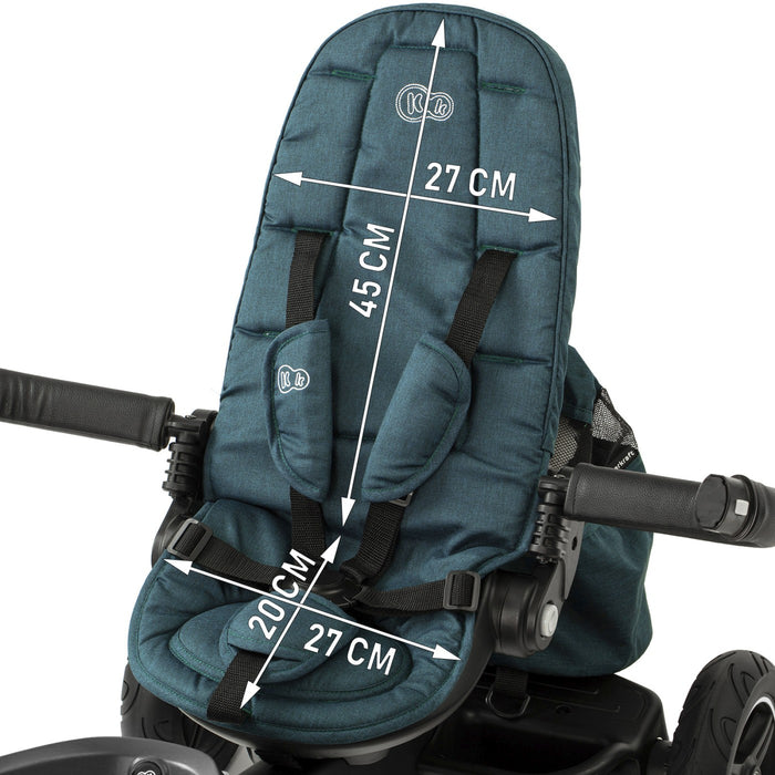 Tricicletă Kinderkraft Easytwist, Midnight Green