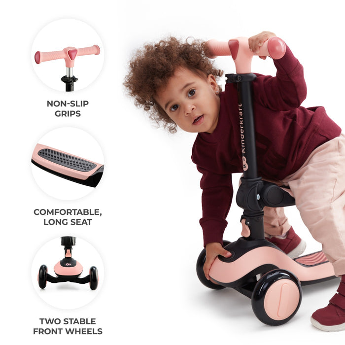 Trotinetă Kinderkraft Halley, Rosa Pink