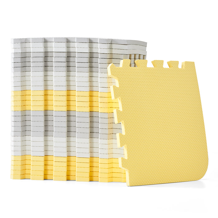 Saltea de Joacă Kinderkraft Luno, Spuma, Yellow