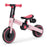 Bicicletă de Echilibru / Tricicletă Kinderkraft 4Trike, Candy Pink