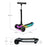 Trotinetă cu Lumini Kinderkraft Raket, Black