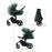 Cărucior 2 in 1 Kinderkraft Prime 2, Dark Green