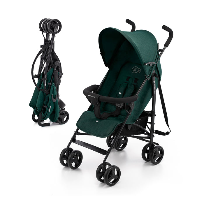 Cărucior Sport Kinderkraft Tik, Tip Umbrela, Green Forest