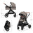 Cărucior Kinderkraft Esme Pro, 3 in 1, Sand Beige