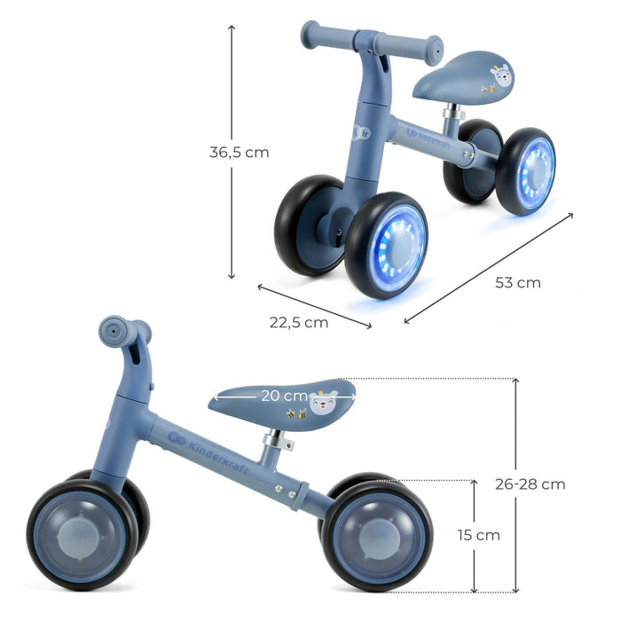 Bicicletă Echilibru Cutie Flash, Blue