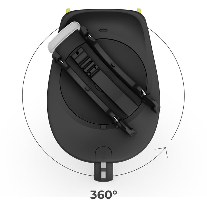 Bază Isofix 360 Kinderkraft Endura Safe FX, Black
