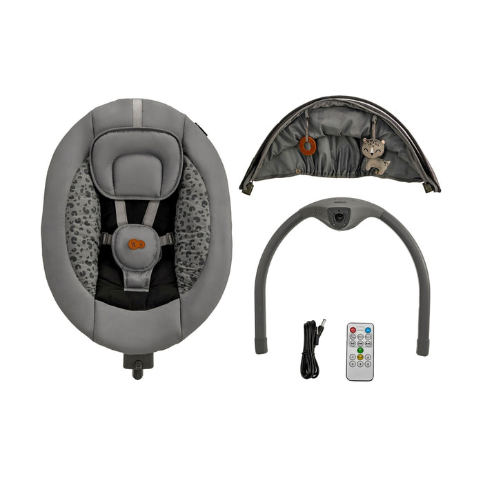 Leagăn Electric Kinderkraft Lumi 2, Dark Grey