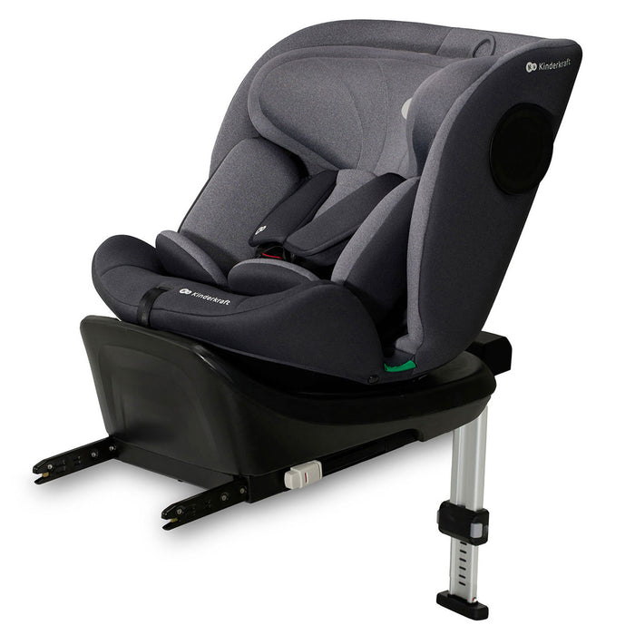 Scaun Auto I-Size, 40-150 cm, Kinderkraft I-360, Grey