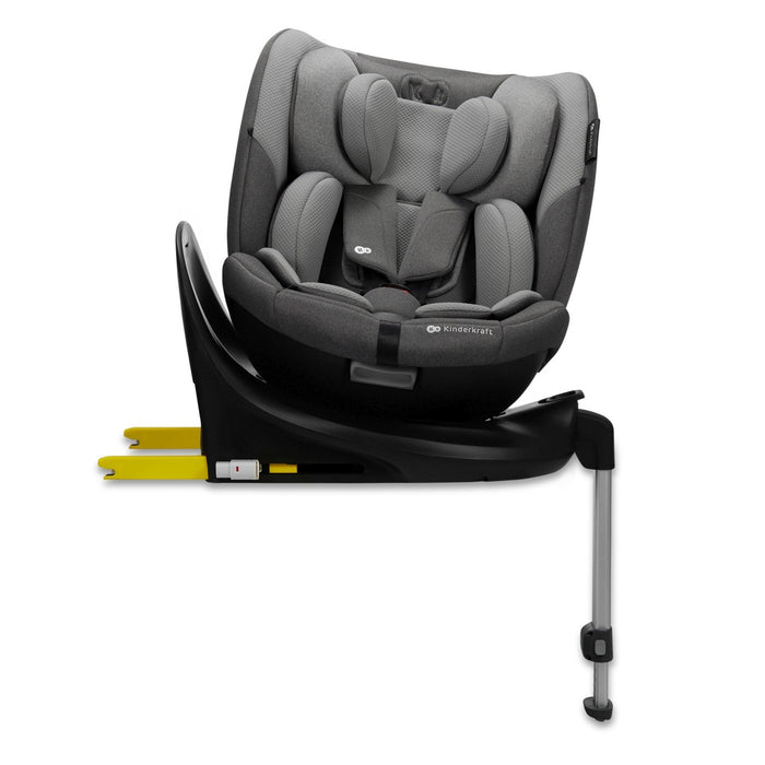 Scaun Auto Kinderkraft I-Fix, I-Size 40-150 cm, Cool Grey