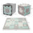 Covoraș de Joacă Kinderkraft Luno Shapes, Puzzle 3D, Spuma, Mint