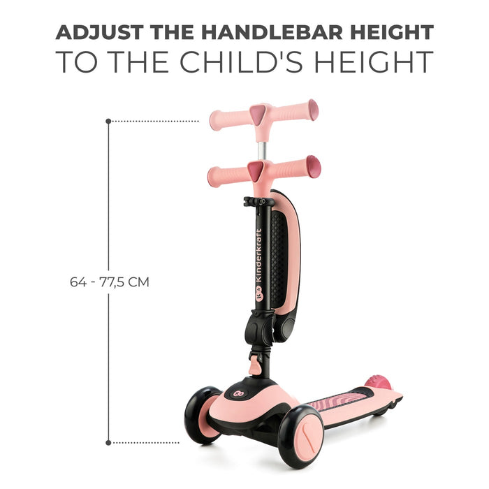 Trotinetă Kinderkraft Halley, Rosa Pink