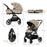 Cărucior Kinderkraft Yoxi 2In1, Sand Beige