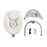 Leagăn Electric Kinderkraft Lumi 2, Light Grey