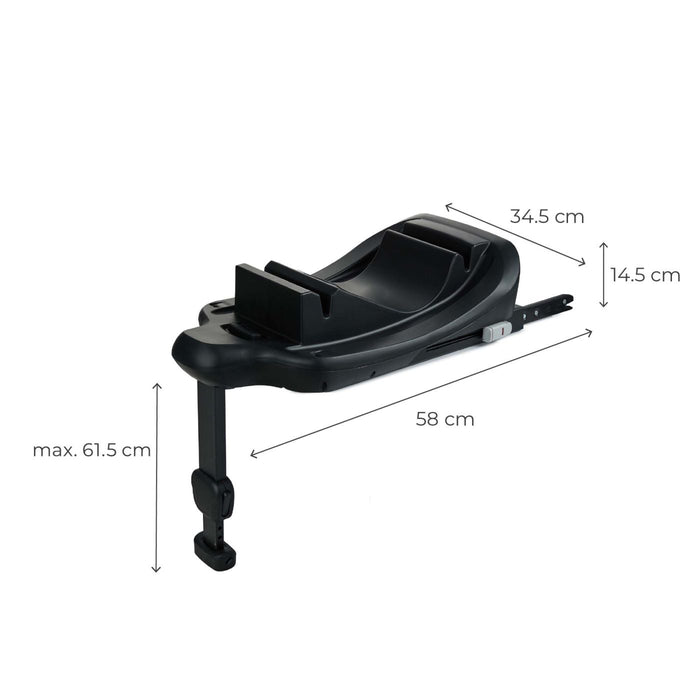 Scoică Auto Kinderkraft Mink Pro 2 I-Size 40-75 cm + Bază Zestaw Black
