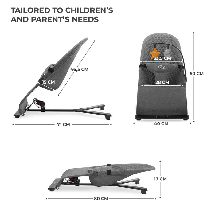Balansoar Kinderkraft Mimi, Grey