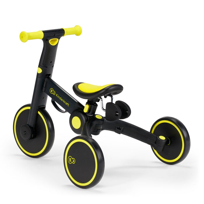 Bicicletă de Echilibru / Tricicletă Kinderkraft 4Trike, Black Volt
