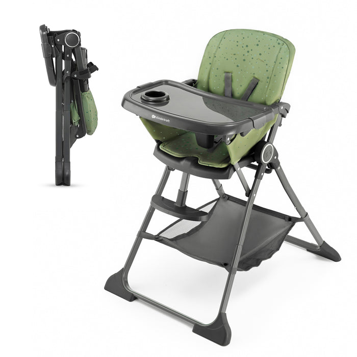 Scaun de Masă Kinderkraft Foldee, Pliabil, Green