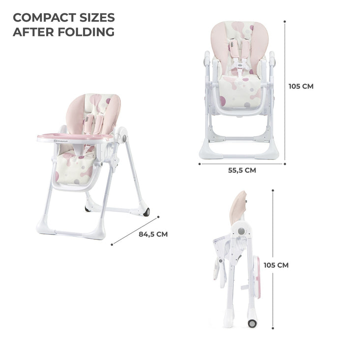 Scaun de Masă Kinderkraft Yummy Pliabil, Pink