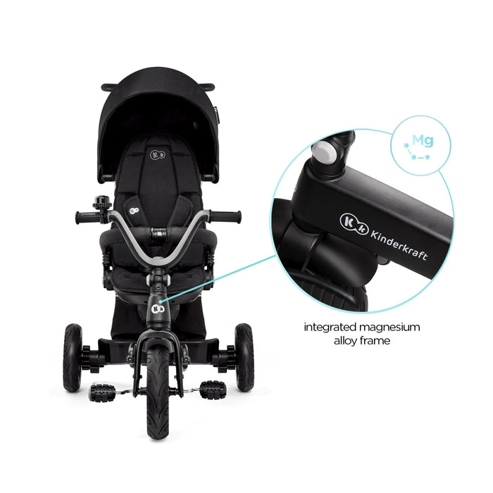 Tricicletă Kinderkraft Easytwist, Black