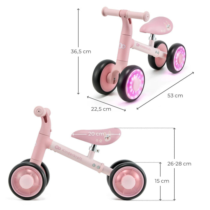 Bicicletă Echilibru Cutie Flash, Pink