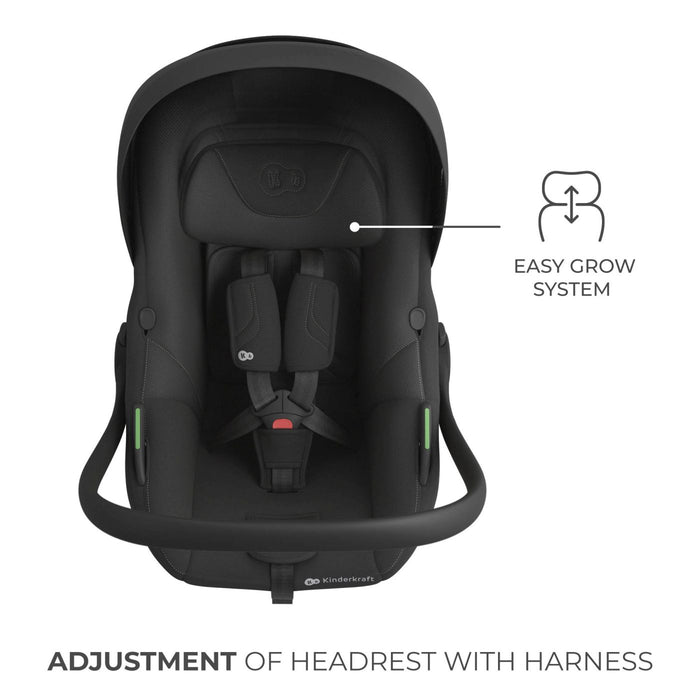 Scoică Auto Kinderkraft I-Lite 40-87 cm, Black