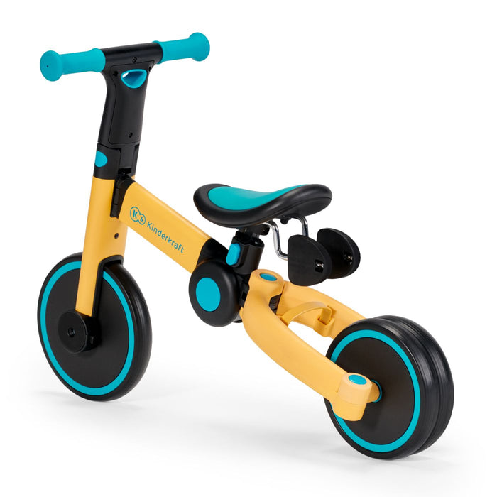 Bicicletă de Echilibru / Tricicletă Kinderkraft 4Trike, Primrose Yellow