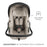 Scoică Auto Kinderkraft I-Lite cu Bază Endura Safe FX Beige