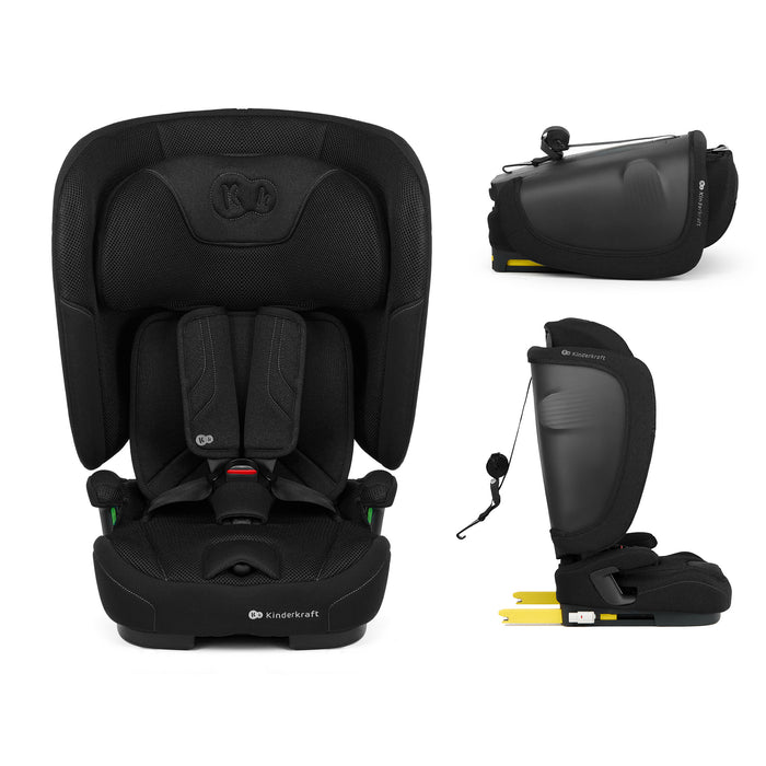 Scaun Auto Kinderkraft Fix2Go 76-150 cm, Black