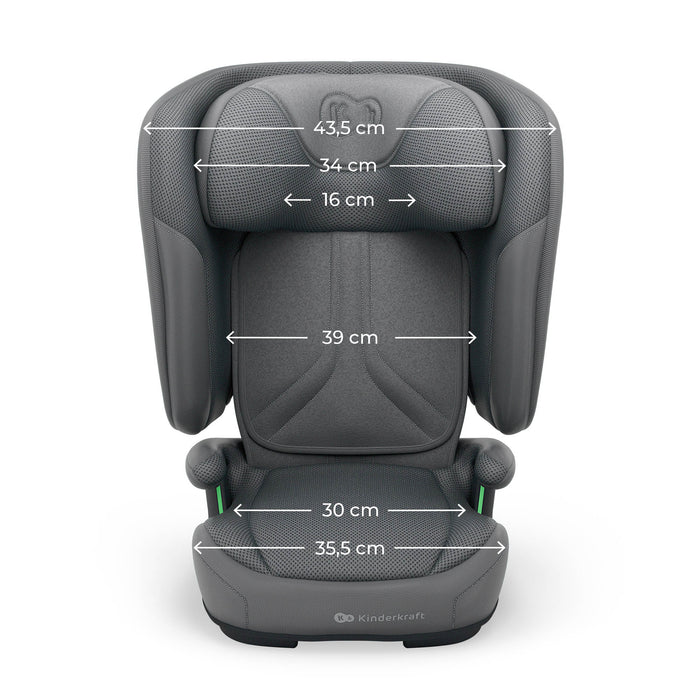 Scaun Auto Kinderkraft Unity2 100-150 cm, Grey