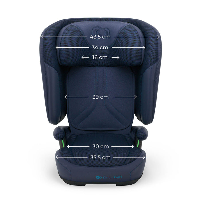 Scaun Auto Kinderkraft Unity2 100-150 cm, Navy