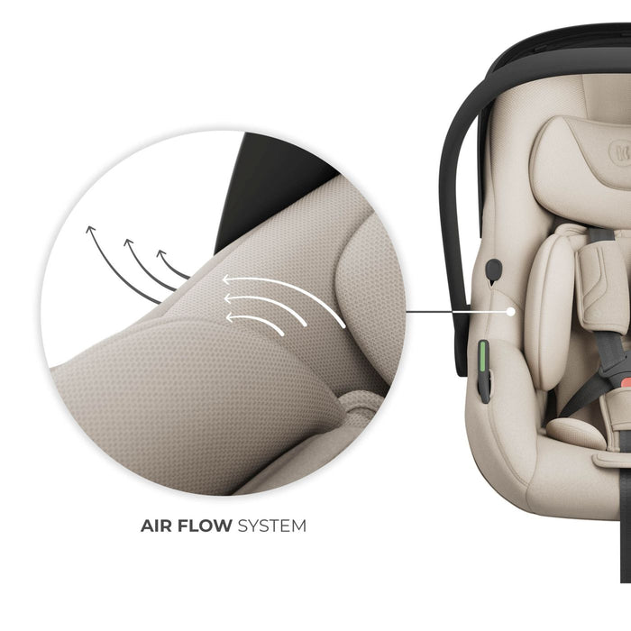 Scoică Auto Kinderkraft I-Lite 40-87 cm, Beige