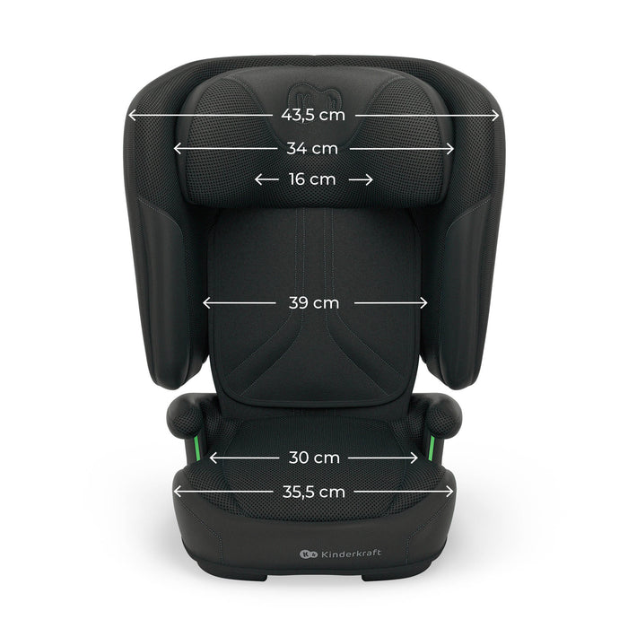 Scaun Auto Kinderkraft Unity2 100-150 cm, Black