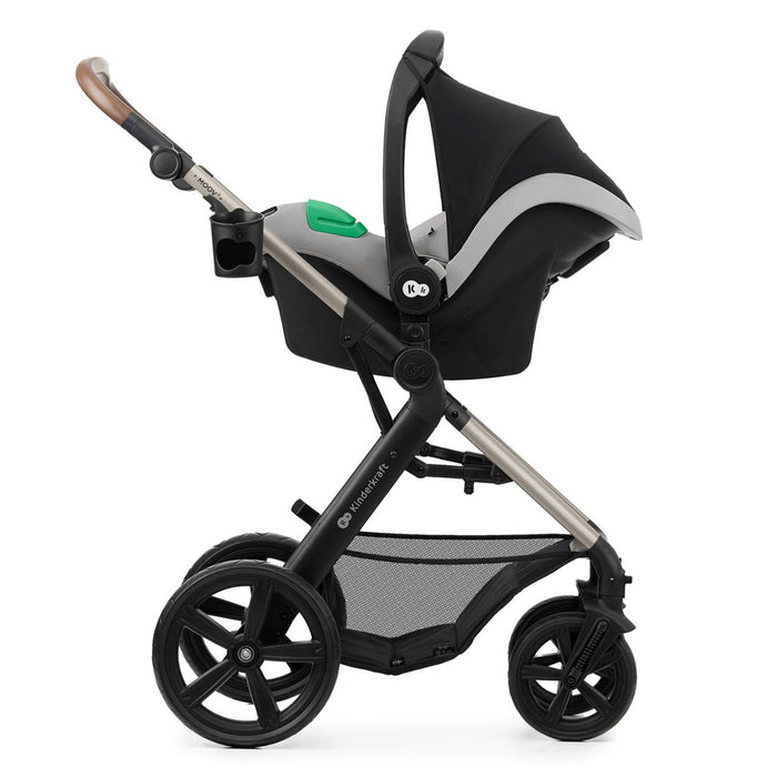 Cărucior Multifunctional Kinderkraft Moov 2 Eva 4In1 Moon Grey