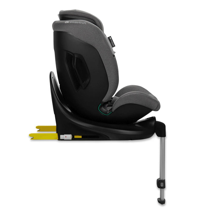 Scaun Auto Kinderkraft I-Fix, I-Size 40-150 cm, Cool Grey