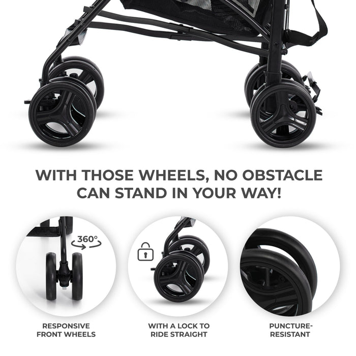 Cărucior Sport Kinderkraft Tik, Tip Umbrela,  Stone Beige