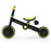 Bicicletă de Echilibru / Tricicletă Kinderkraft 4Trike, Black Volt