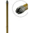 Set 25 araci/suport pentru rosii, castraveti, fasole, metal + PVC, maro, 180x1.6 cm, Artool