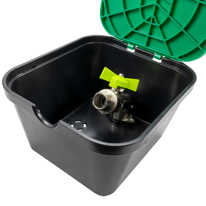 Cămin cu robinet metalic 3/4" Denken 220 W/V