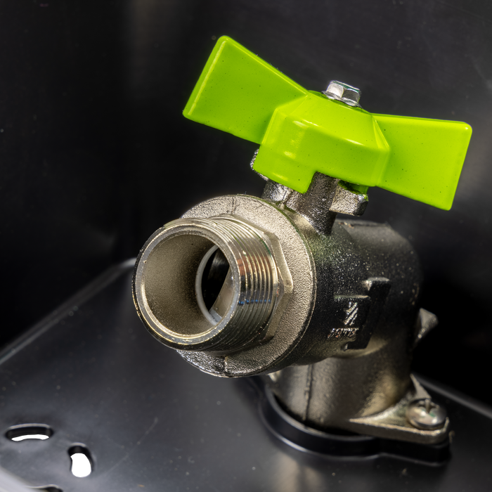 Cămin cu robinet metalic 3/4" Denken 220 W/V