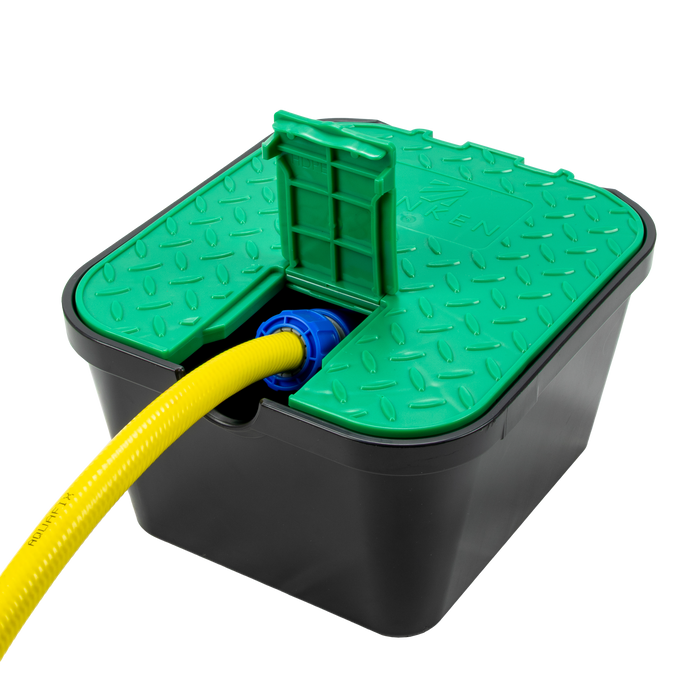 Cămin cu robinet metalic 3/4" Denken 220 W/V