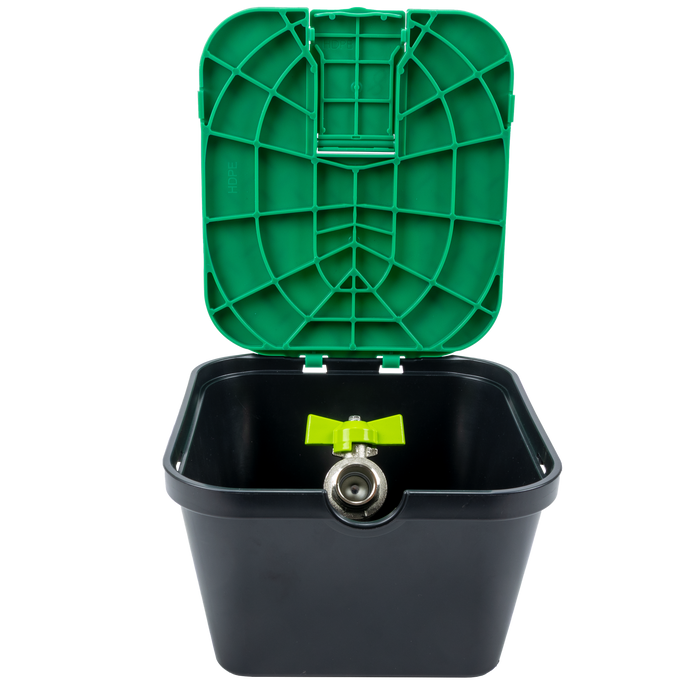 Cămin cu robinet metalic 3/4" Denken 220 W/V