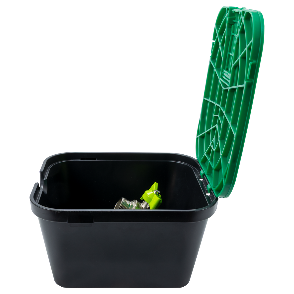 Cămin cu robinet metalic 3/4" Denken 220 W/V