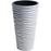 Set 2 ghivece de flori, Sand Slim, rotunde, inalte, 39x75 cm, alb, Prosperplast